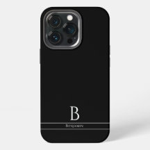 Monogramme minimaliste moderne Coque-coque iphone