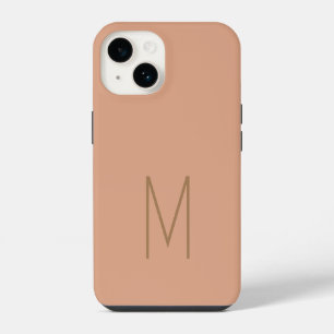 Coque Pour iPhone 14 Monogramme Moderne Initiales Classiques