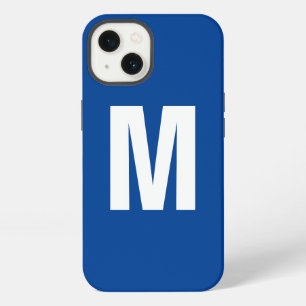 Etui iPhone 13 Monogramme Nom Initiales Moderne Simple Minimalist