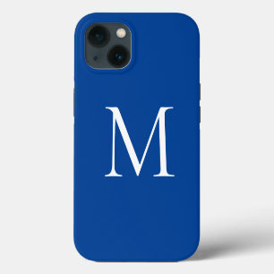 Etui iPhone 13 Monogramme Nom Propre Initial Moderne Plain Minima