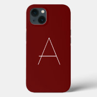 Monogramme Nom propre Initiale moderne Plaine mini
