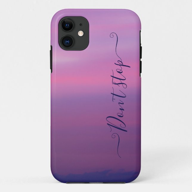 coque iphone monogramme nuage rose et blanc (Dos)