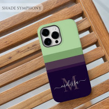 Monogramme personnalisable avec bloc de couleur Ba