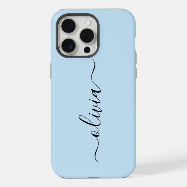Coque iPhone Monogramme Personnalisé (Verso)