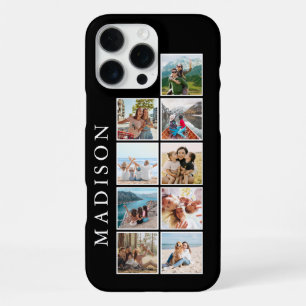 Coque iPhone 16 Pro Max Monogramme personnalisé minimaliste moderne avec p