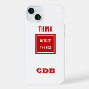 Coque iPhone 15 Plus Monographie personnalisée de la boîte extérieure