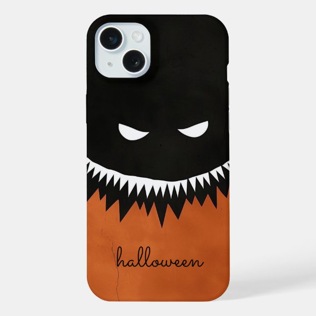 Coque iPhone Monstre d'Halloween (Verso)