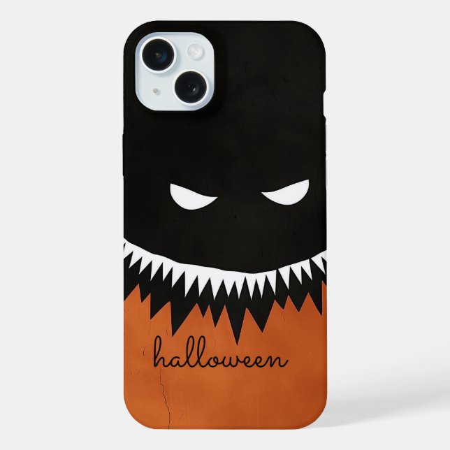 Coque iPhone Monstre d'Halloween (Verso)
