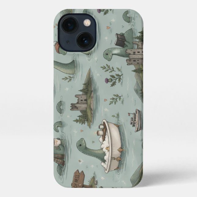 Coque iPhone Monstre du Loch Ness  (Verso)