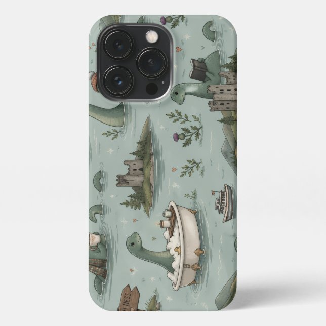 Coque iPhone Monstre du Loch Ness  (Verso)