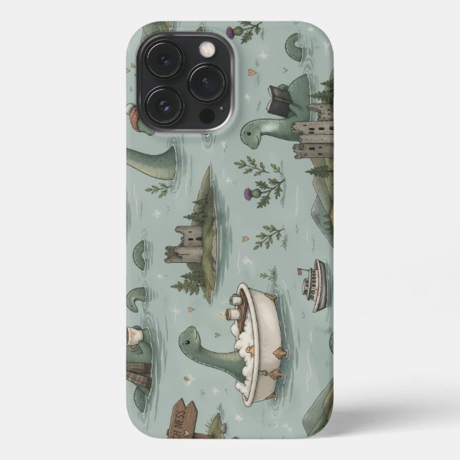 Coque iPhone Monstre du Loch Ness  (Verso)