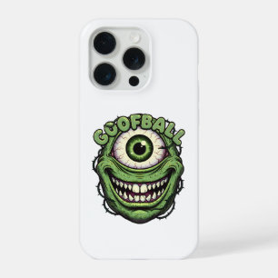 Coque iPhone 15 Pro Monstre Lunatique Œil - Un drôle de cartoon effray
