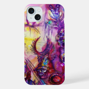 Coque iPhone 15 Plus MONSTRES D'HALLOWEEN / GUERRE DES ORK Violet Fanta