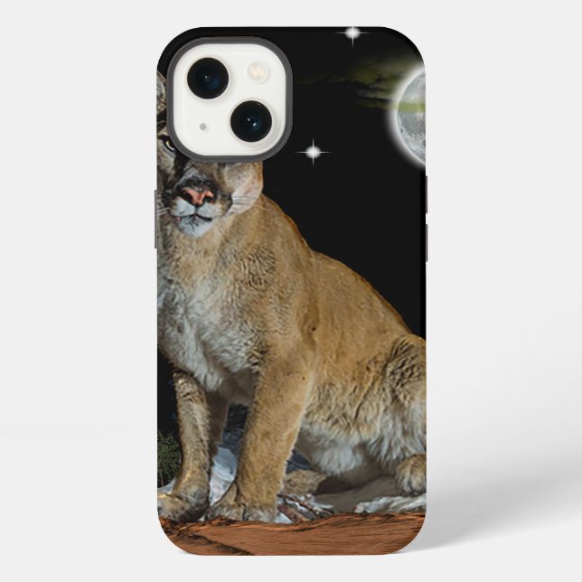 Coque iPhone montagne de cougar (Verso)