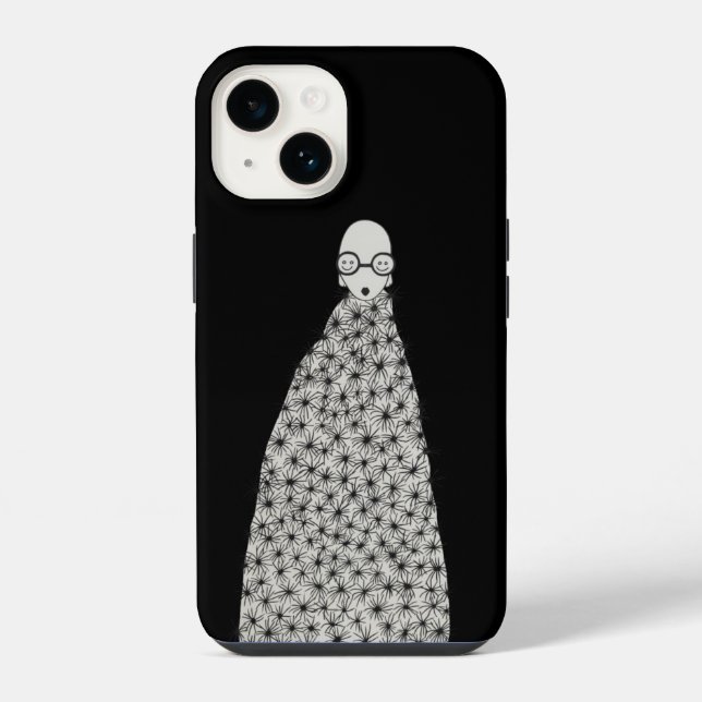 Coque iPhone Montagne de fleurs (Verso)