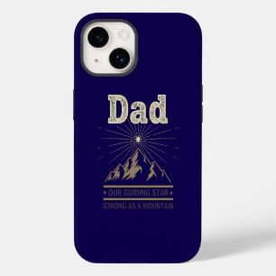 Coque Pour iPhone 14 Montagne de l'étoile directrice Papa