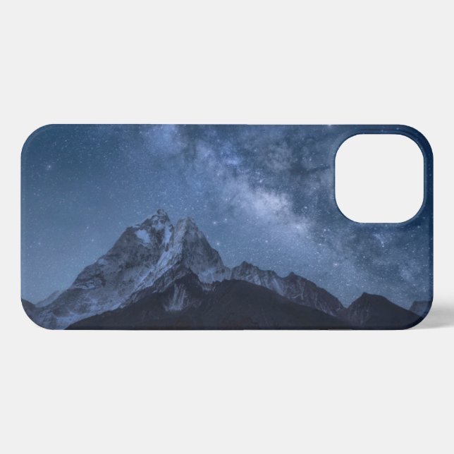 Coque iPhone Montagnes | Thamserku Mountain, Népal (Verso Horizontal)