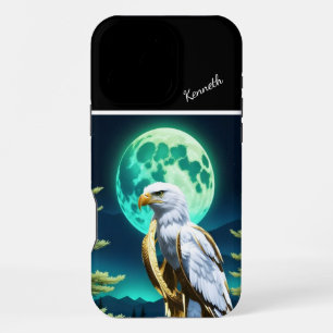 Coque iPhone 16 Pro Max Montre Golden Eagle Moon