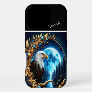 Coque iPhone 16 Pro Max Montre Lune de l'aigle