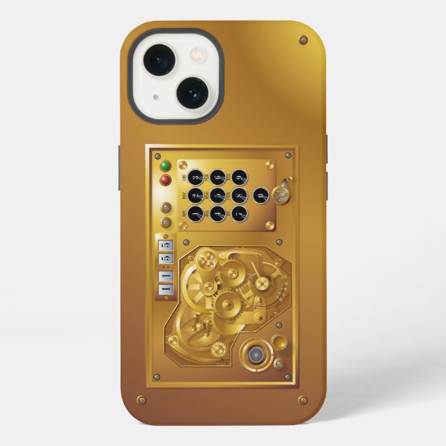 Coque iPhone Montre Steampunk (Verso)