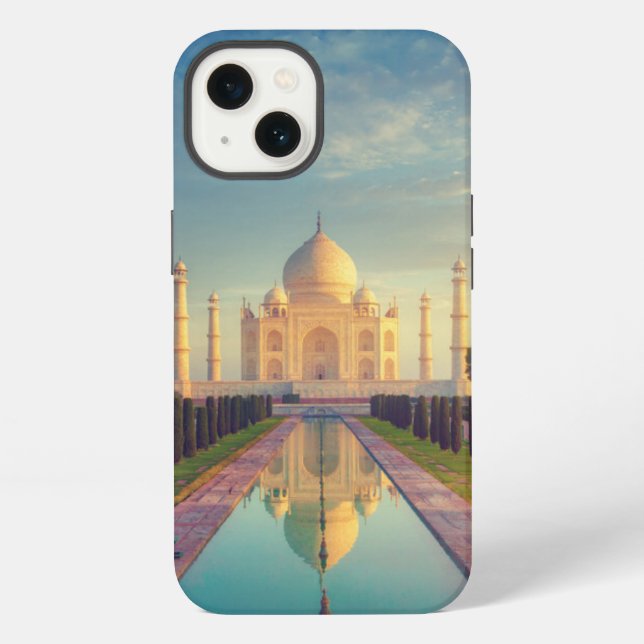 Coque iPhone Monuments | Couleurs du Taj Mahal (Verso)