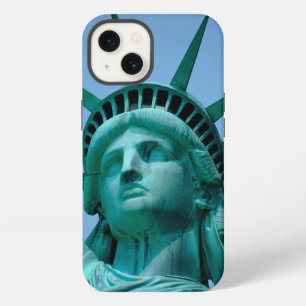 Etui iPhone 13 Monuments Visage de la statue de la Liberté
