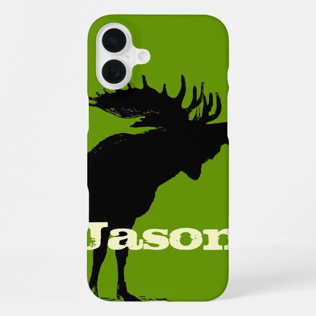 Coque iPhone Moose iPhone personnalisé (Verso)