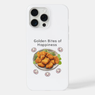 Coque iPhone 15 Pro Max Morsures Dorées de Bonheur