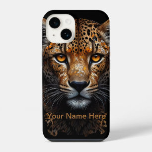 Coque Pour iPhone 14 Mosaic Cheetah Portrait