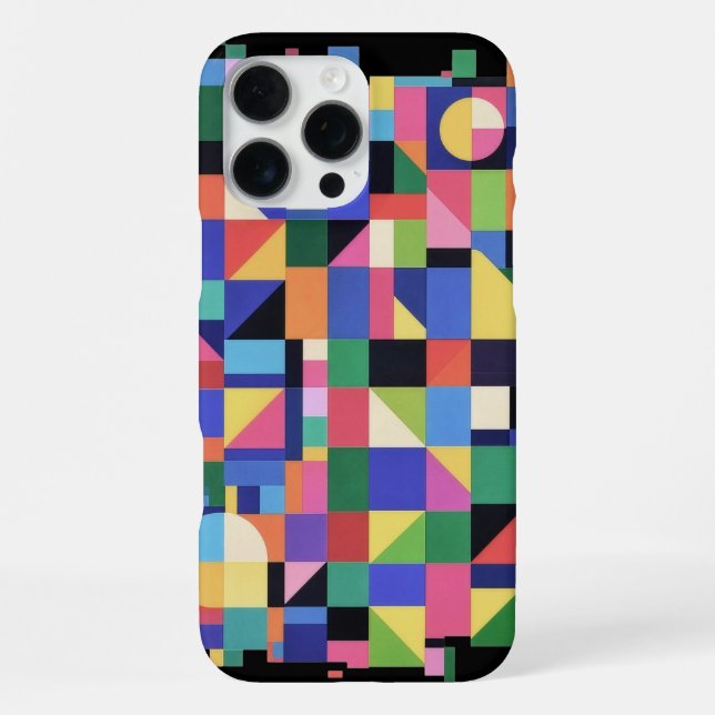 Coque iPhone Mosaic Spectrum (Verso)