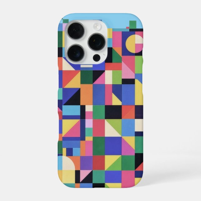 Coque iPhone Mosaic Spectrum (Verso)