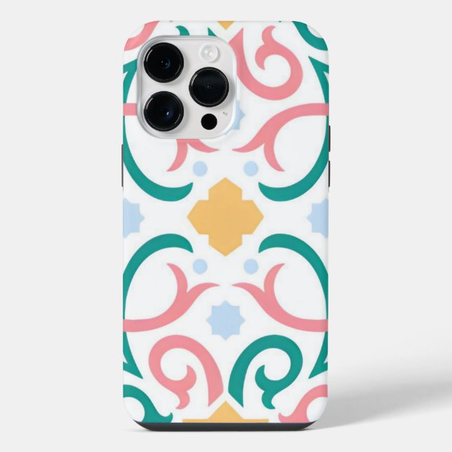 Coque iPhone Mosaïque/pastel/printemps  (Verso)