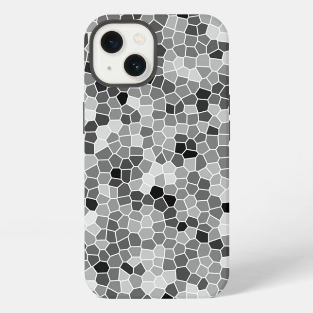Coque iPhone Mosaïque, structure, modèle (Verso)