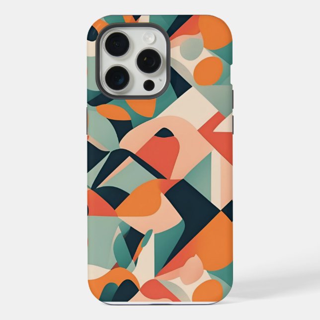 Coque iPhone Mosaïque vibrante (Verso)