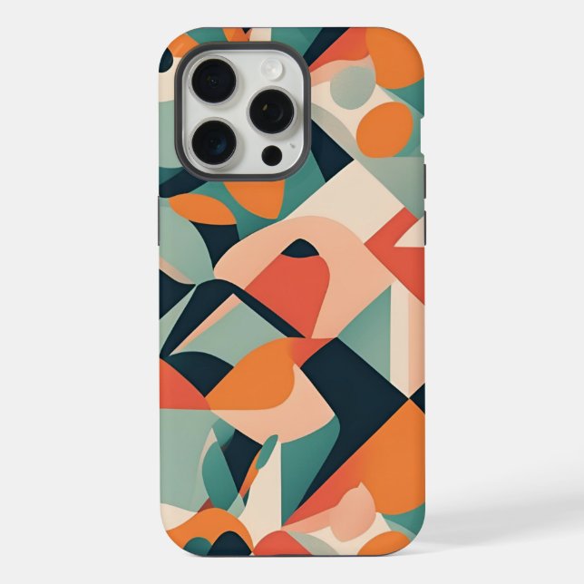 Coque iPhone Mosaïque vibrante (Verso)