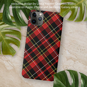 Coque iPhone 16 Pro Max Motif à carreaux tartan écossais traditionnel chic