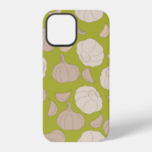 Coque iPhone 12 Motif à l'ail - Cloches et ampoules à l'ail