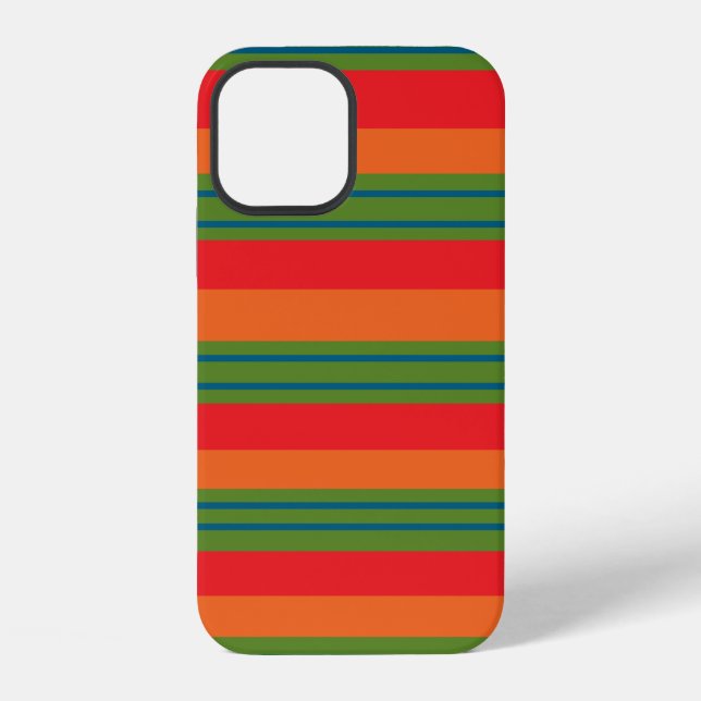 Coque iPhone motif à lignes modernes (Verso)