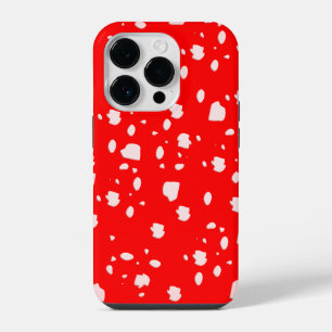Coque Pour iPhone 14 Plus motif à pois avec champignon amanite tue-mouche ro