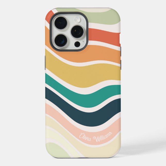 Coque iPhone Motif Abstrait coloré (Verso)