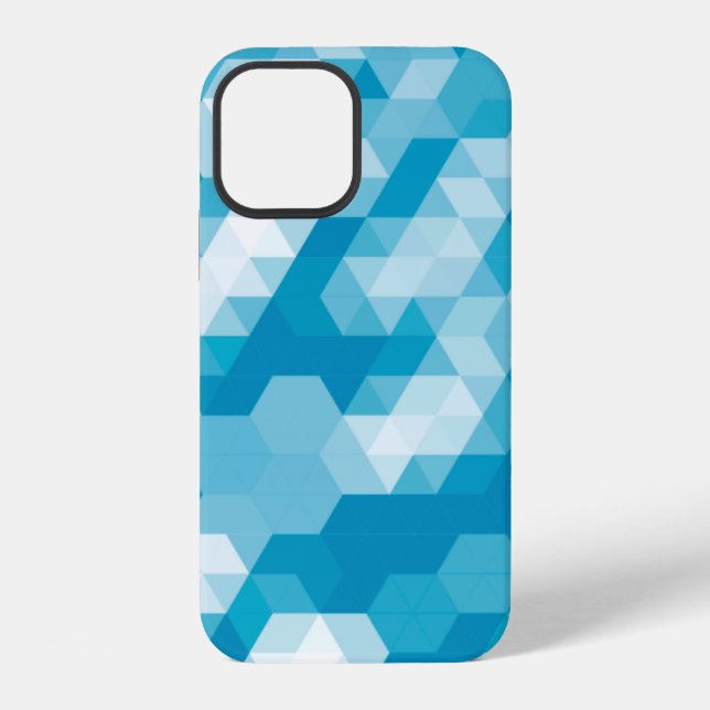 Coque iPhone motif Abstrait de formes géométriques arrière-plan (Verso)