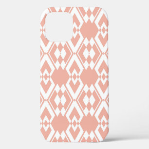 Coque iPhone 12 Motif abstrait sans couture de fleur de cire coule