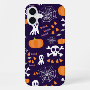 Coque iPhone 16 Plus Motif amusant d'Halloween