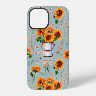Coque iPhone 12 Motif aquarelle sans couture avec des couleurs ens