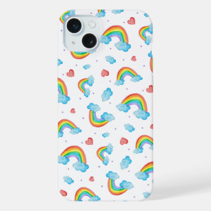 Coque iPhone 15 Plus Motif Arc-en-ciel