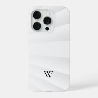 Coque iPhone 15 Pro Motif Blanc Moderne