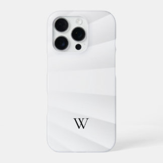 Coque iPhone 16 Pro Motif Blanc Moderne