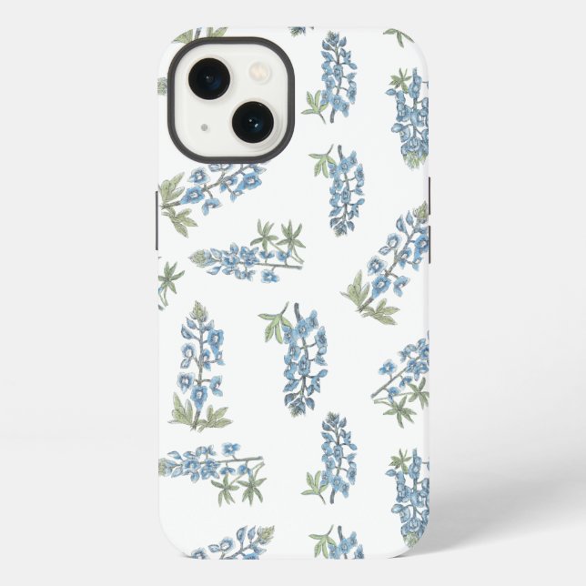 Coque iPhone Motif Bluebonnet (Verso)