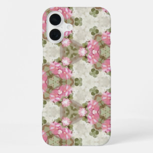 Coque iPhone 16 Plus Motif botanique abstrait floral inspiré de l'art v
