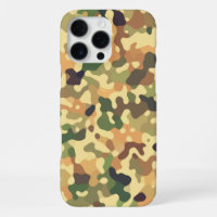 Motif Camo - Vert Orange Brown Noir